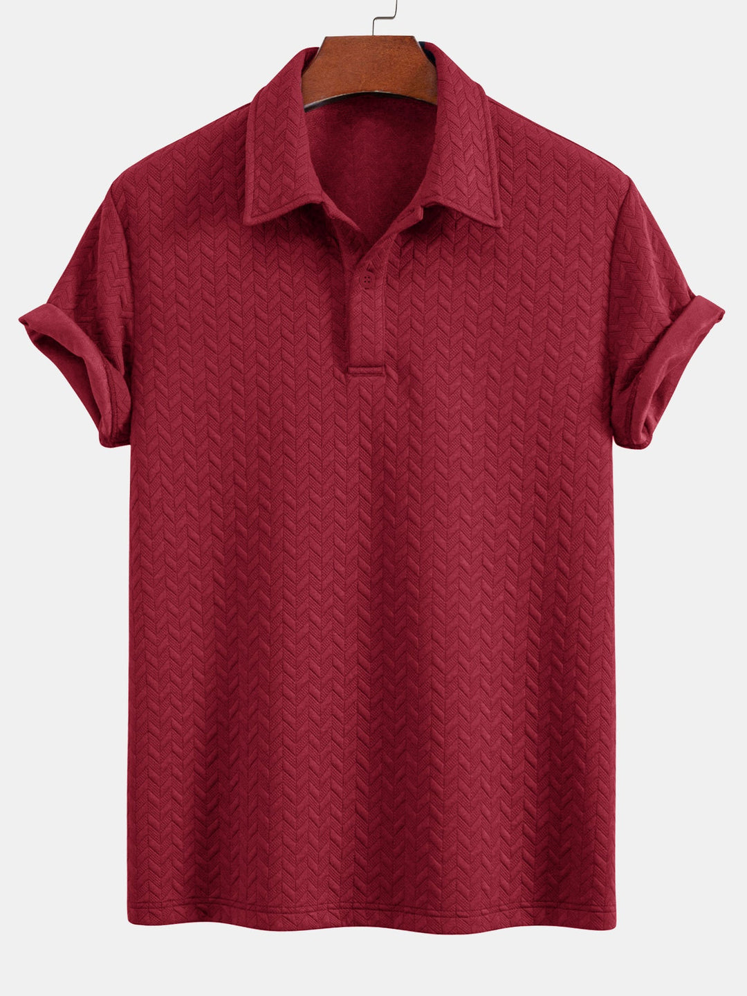 Geometric Jacquard Polo &amp; Geometric Jacquard Shorts