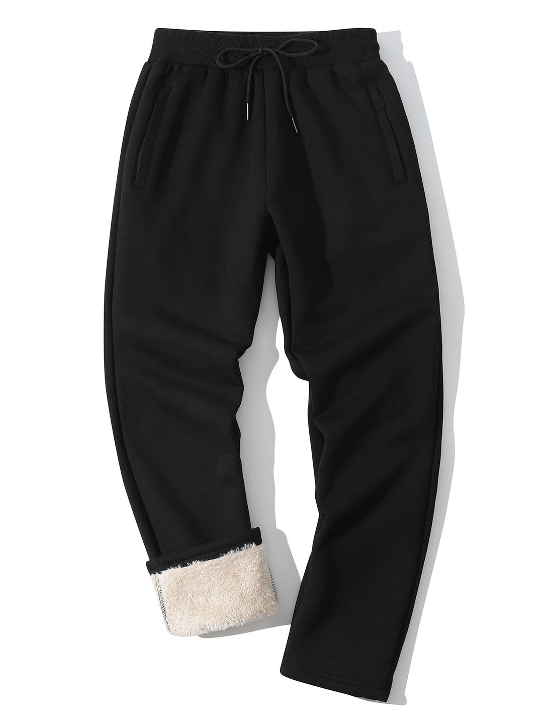 3 Pieces Teddy Lined Straight Leg Pants