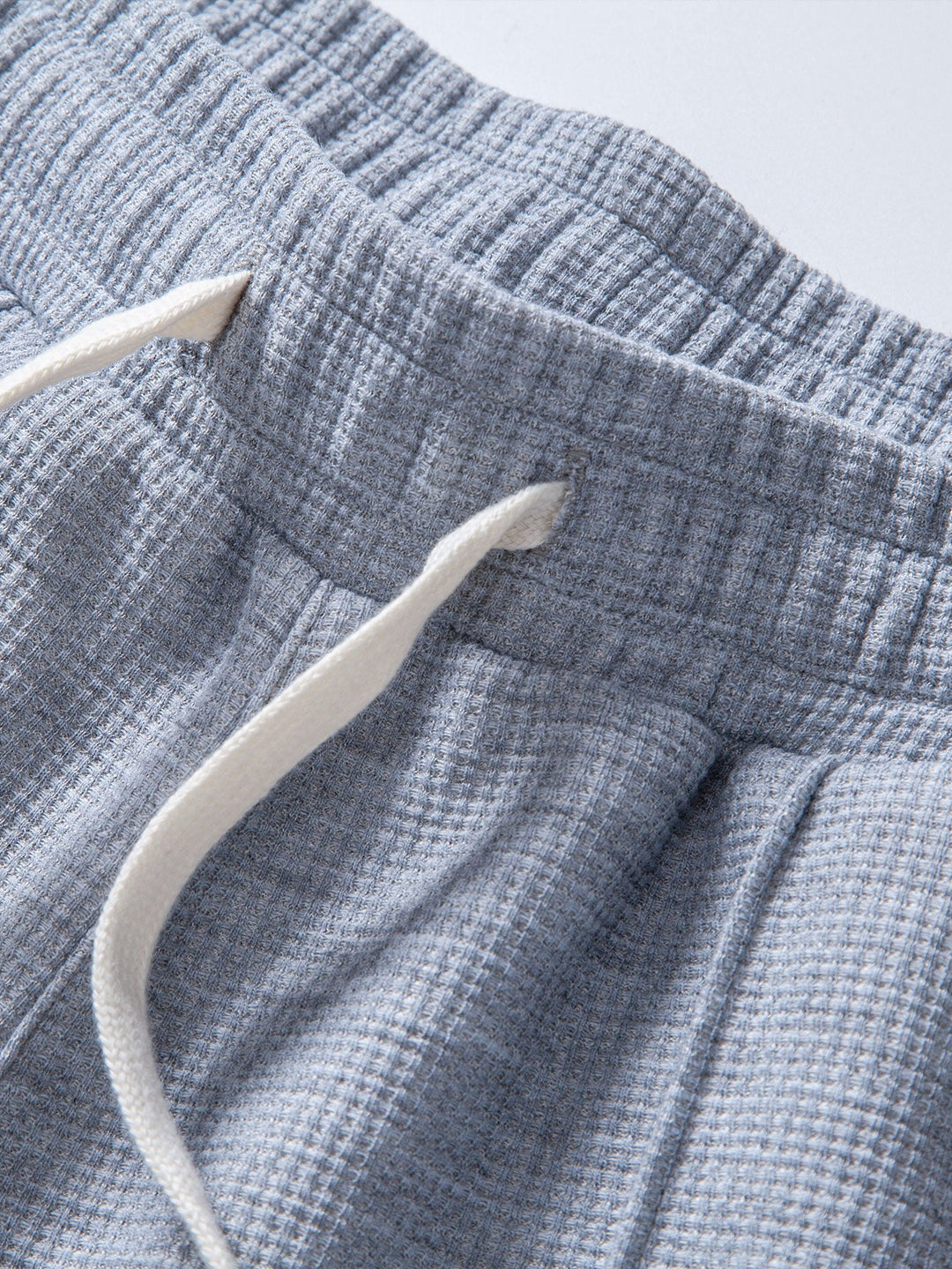 Waffle Pleated Pintuck Straight Leg Pants