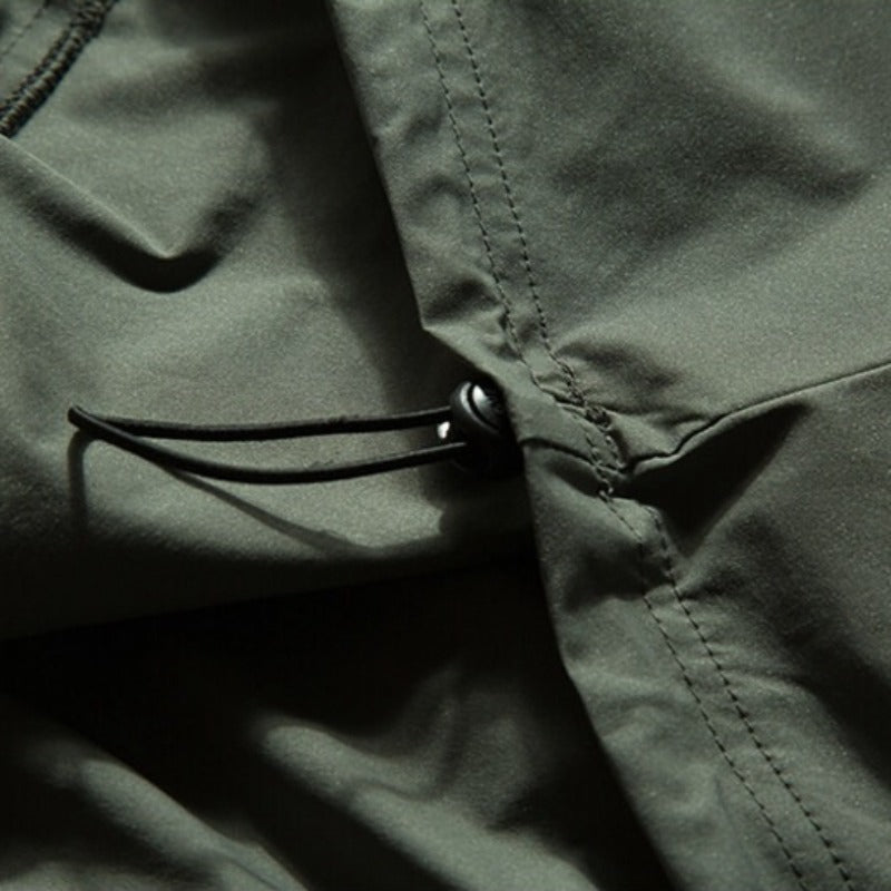 Quick-Drying Crew Neck T-Shirt with Drawstring