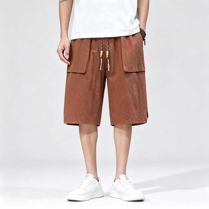 Thin Loose-fitting Straight-leg Casual Shorts