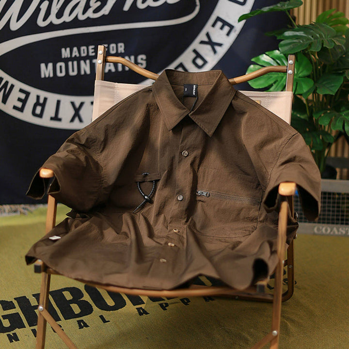 Waterproof Casual Short-sleeved Shirt