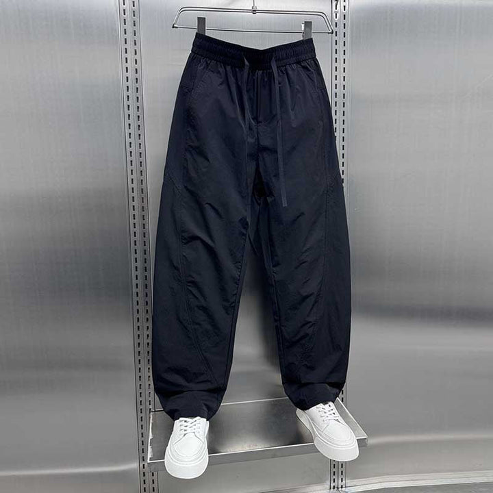 Breathable Loose-fitting Straight Drawstring Quick-drying Trousers