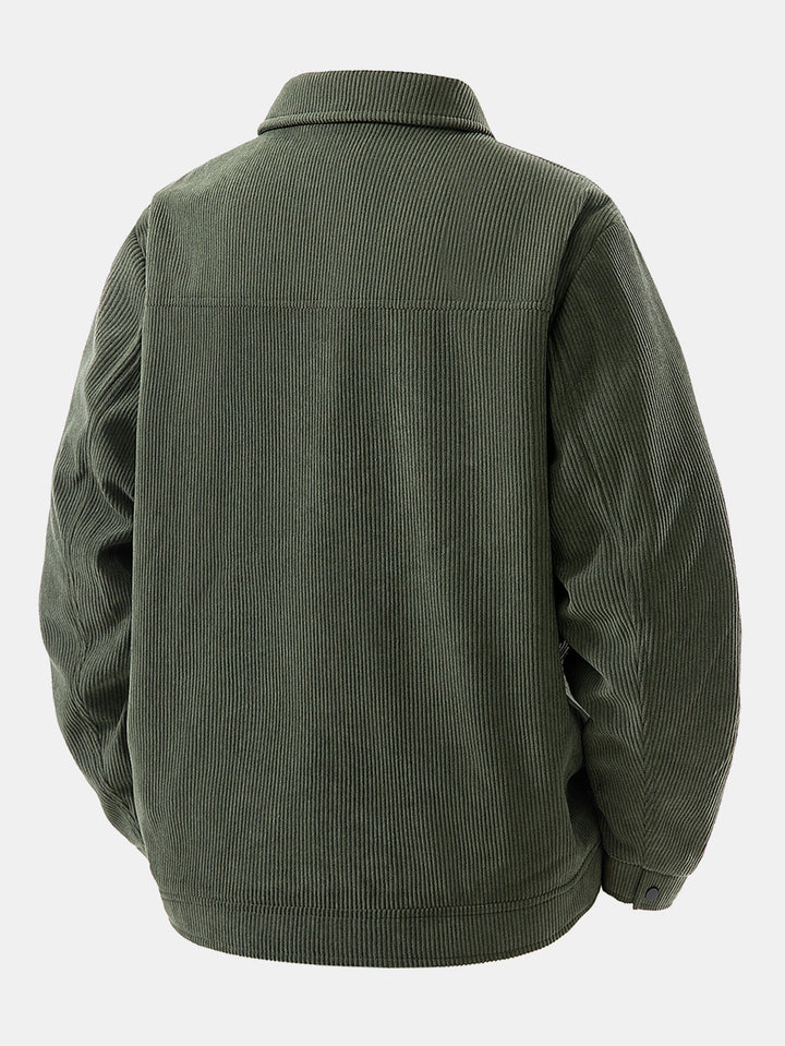 Teddy Lined Pocket Corduroy Jacket