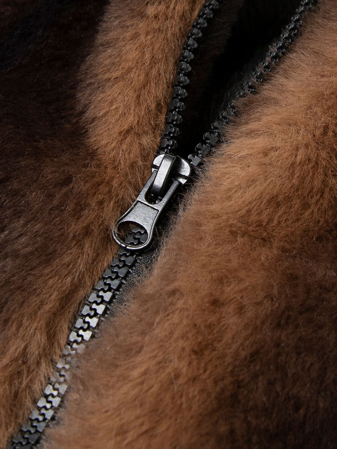 Faux Fur Zipper Jacket