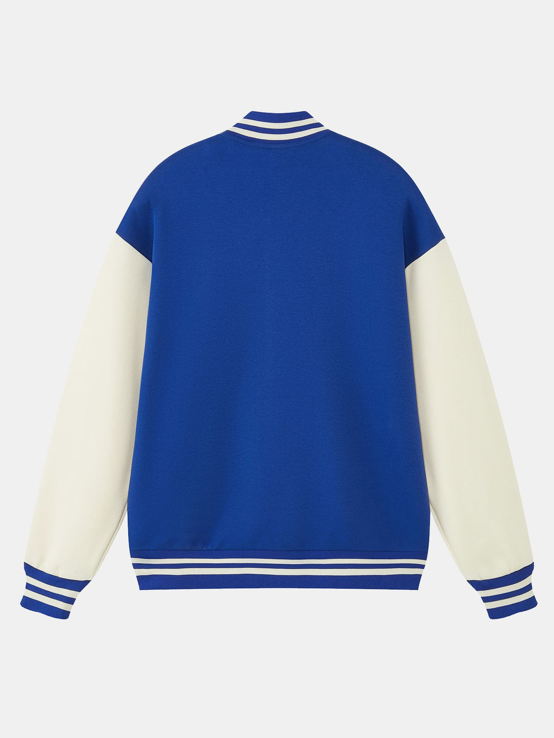 Jersey Contrast Preppy Jacket