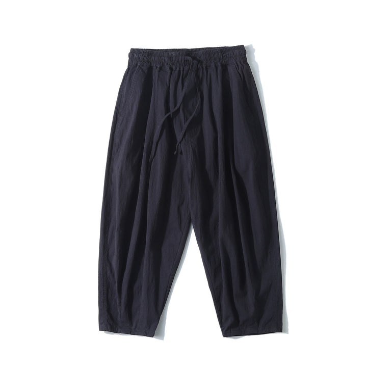 Summer Wide-Leg Crop Pants