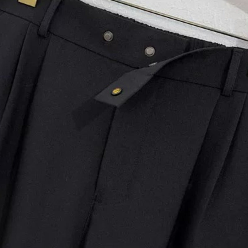 Casual Slim-Fit Cropped Trousers