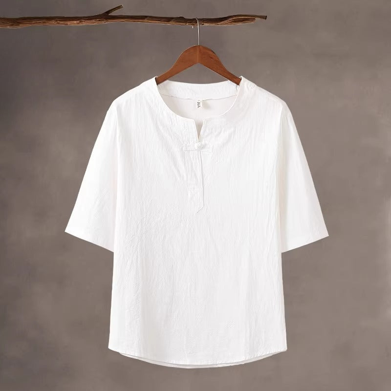 Retro Casual Thin Breathable Shirt