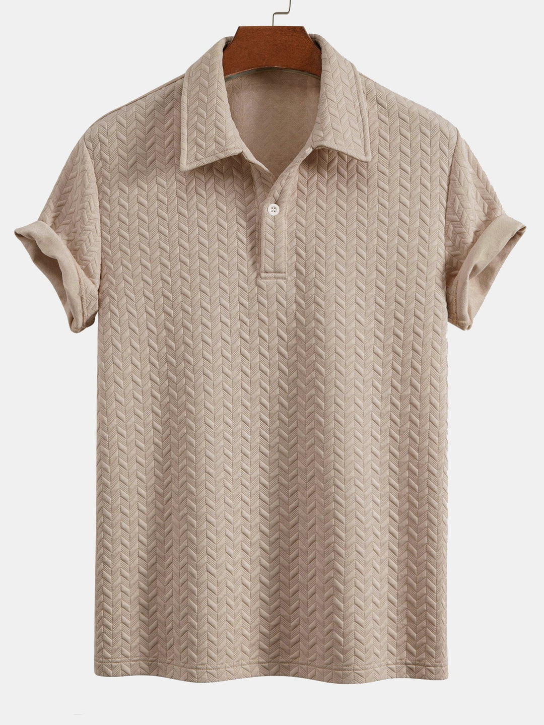 Geometric Jacquard Polo &amp; Geometric Jacquard Shorts