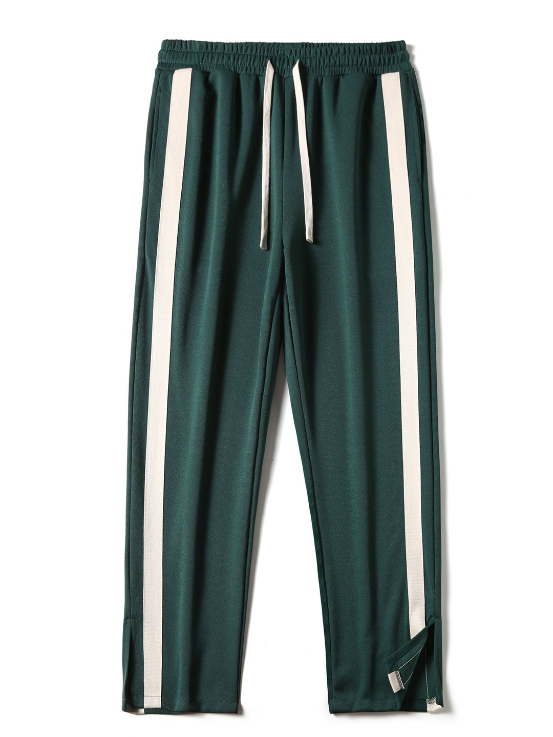 Slit Hem Stripe Pants