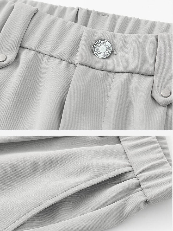 Slim Fit Cropped Tapered Pants