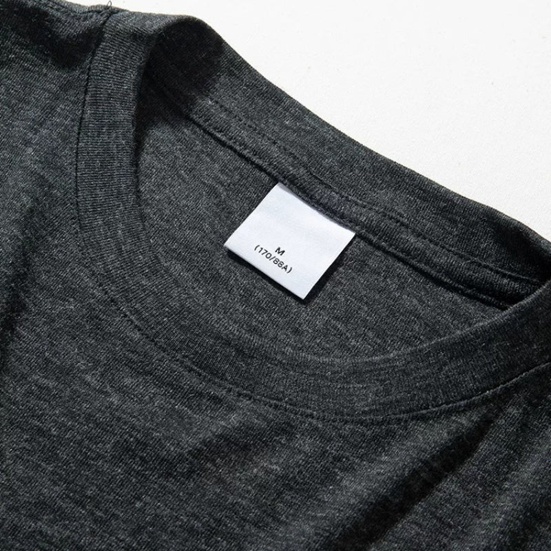 Rounded Hem Loose-fitting Casual T-shirt
