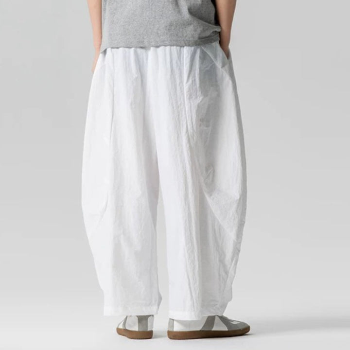Retro Quick-drying Pleated Outdoor Trousers