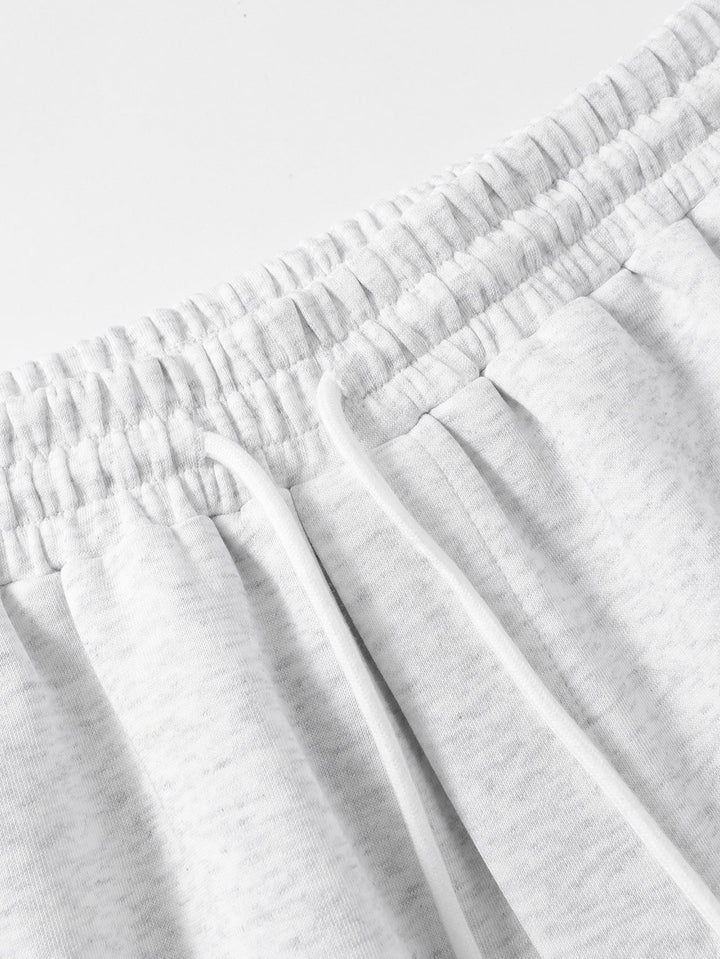 Stripe Wide-Leg Baggy Sweatpants