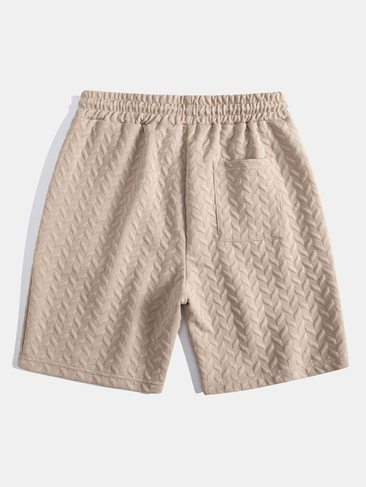 Geometric Jacquard Polo &amp; Geometric Jacquard Shorts
