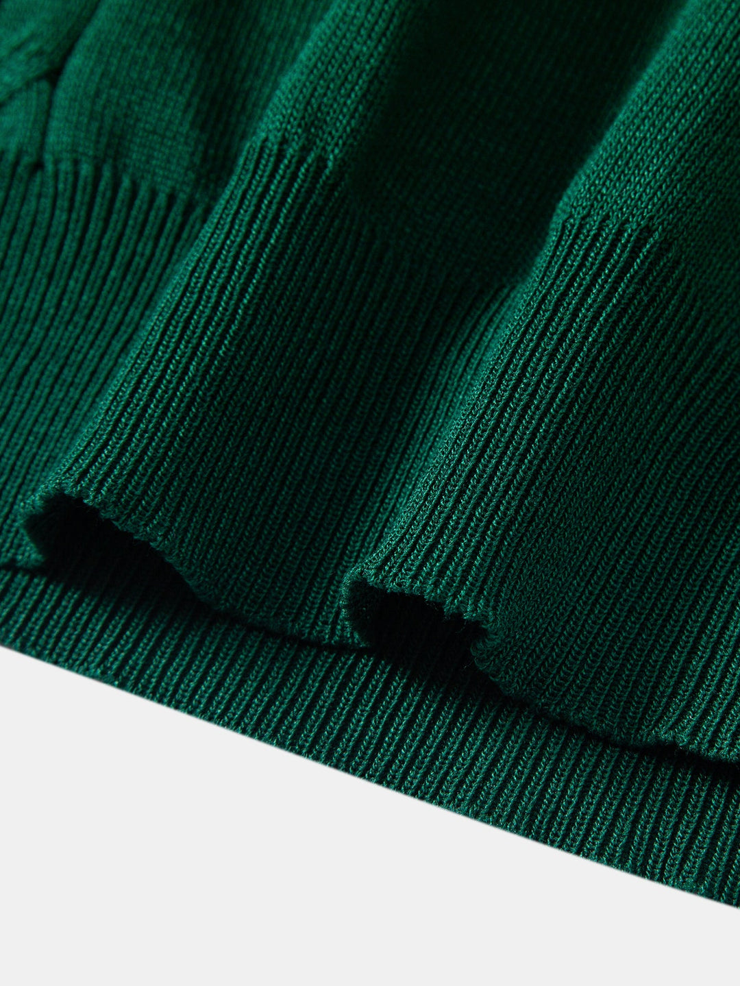 Contrast Trim Twisted Jacquard Knit Polo &amp; Slim Fit Tapered Trousers
