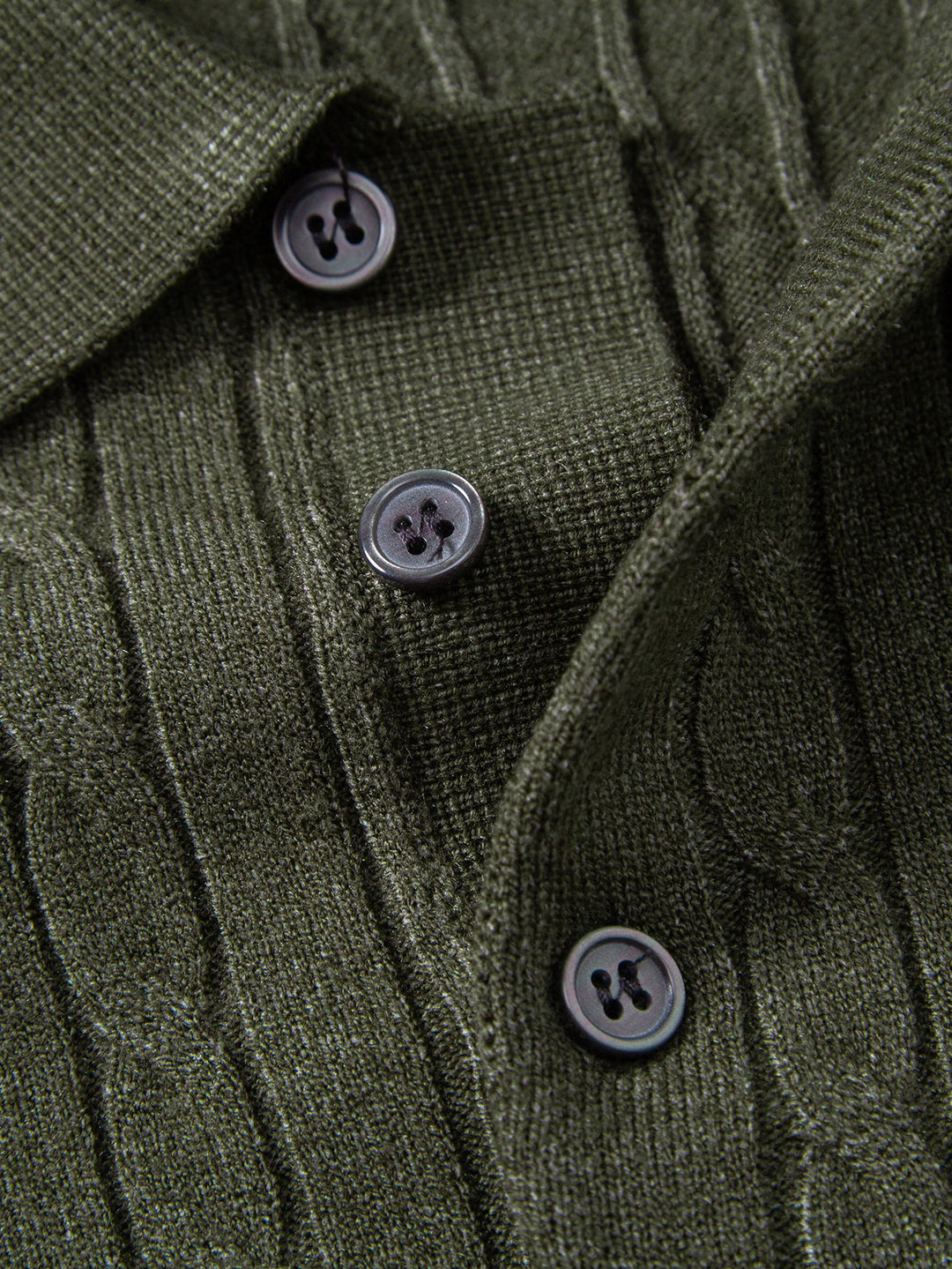 Twisted Jacquard Knit Polo &amp; Slim Fit Tapered Trousers