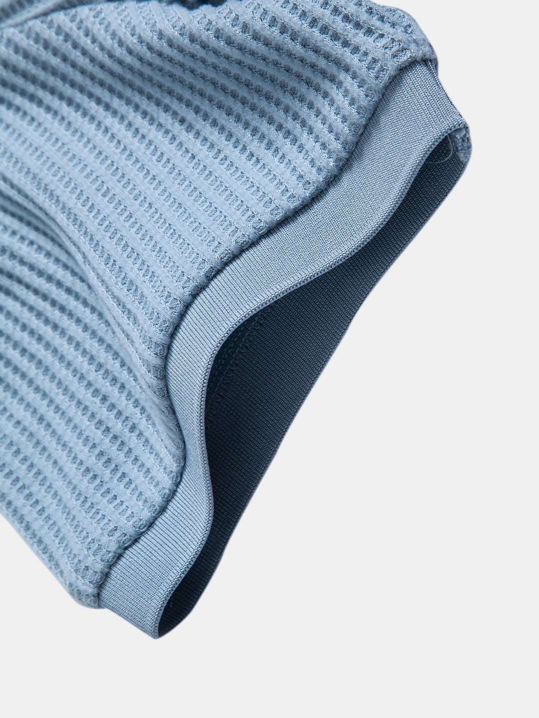 Waffle Johnny Collar Polo With Pocket &amp; Slim Fit Tapered Trousers