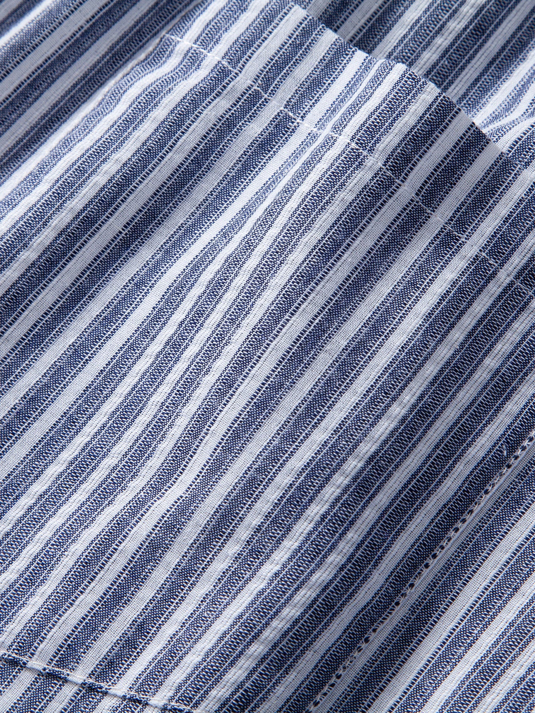 Linen Look Stripe Straight Leg Pants