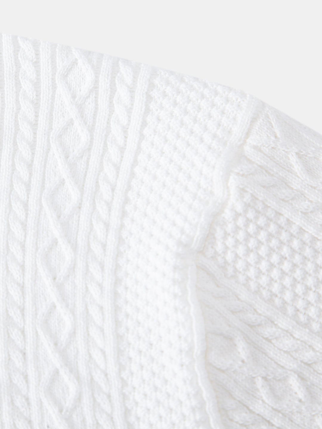 Geometric Jacquard Knit Polo &amp; Slim Fit Tapered Trousers