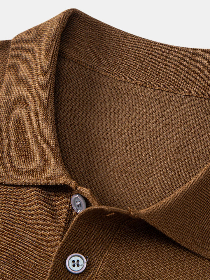 Basic Knit Polo &amp; Knit Shorts