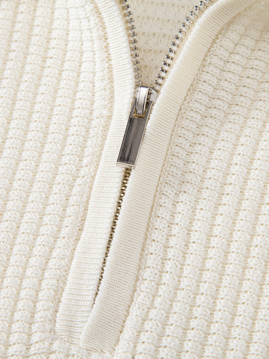 Contrast Zipper Polo &amp; Slim Fit Tapered Trousers