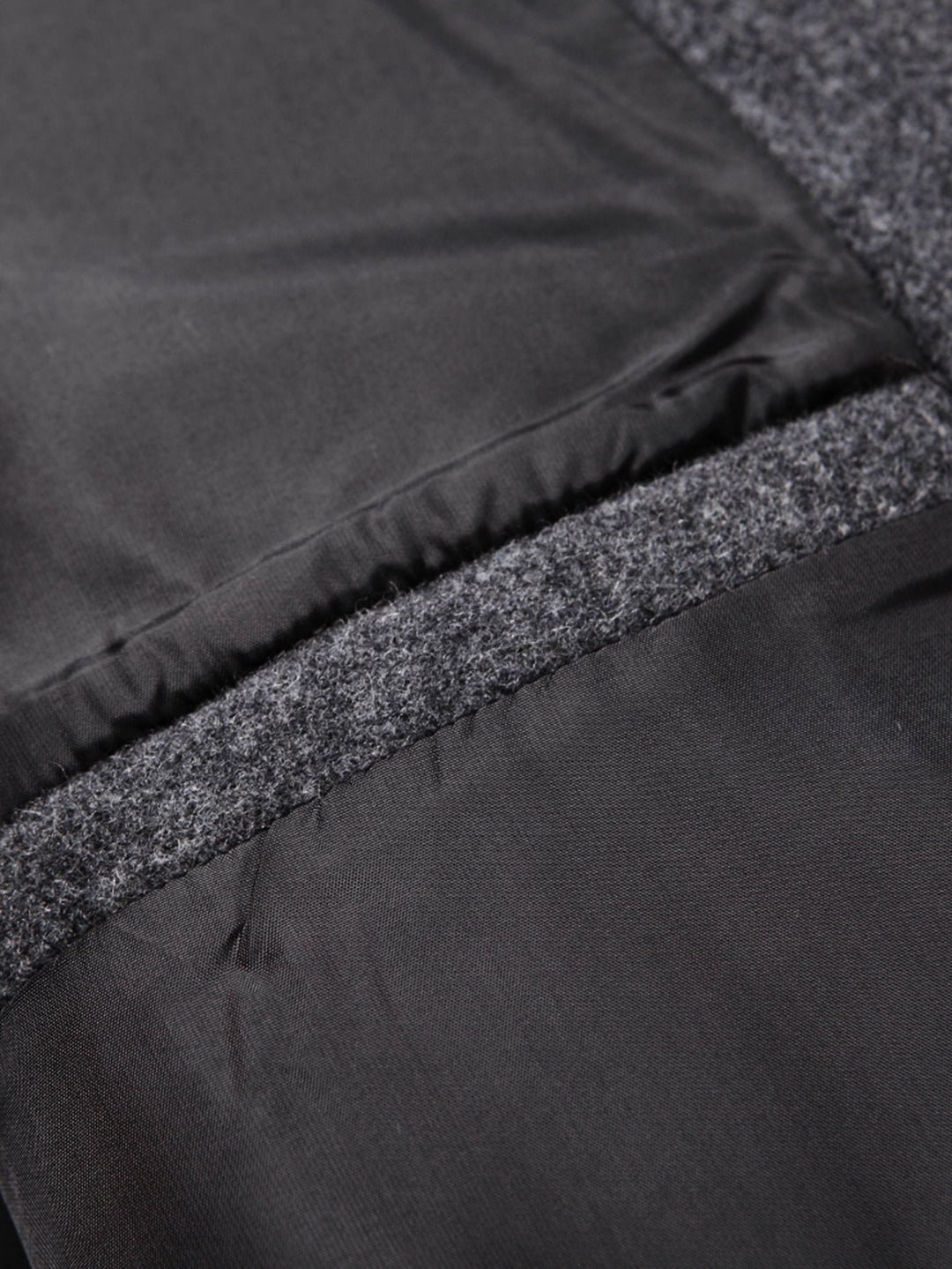 Notch Lapel Wool Blend Overcoat