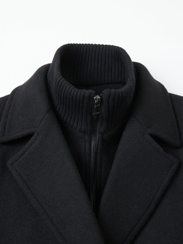 Double Breasted Wool Overcoat