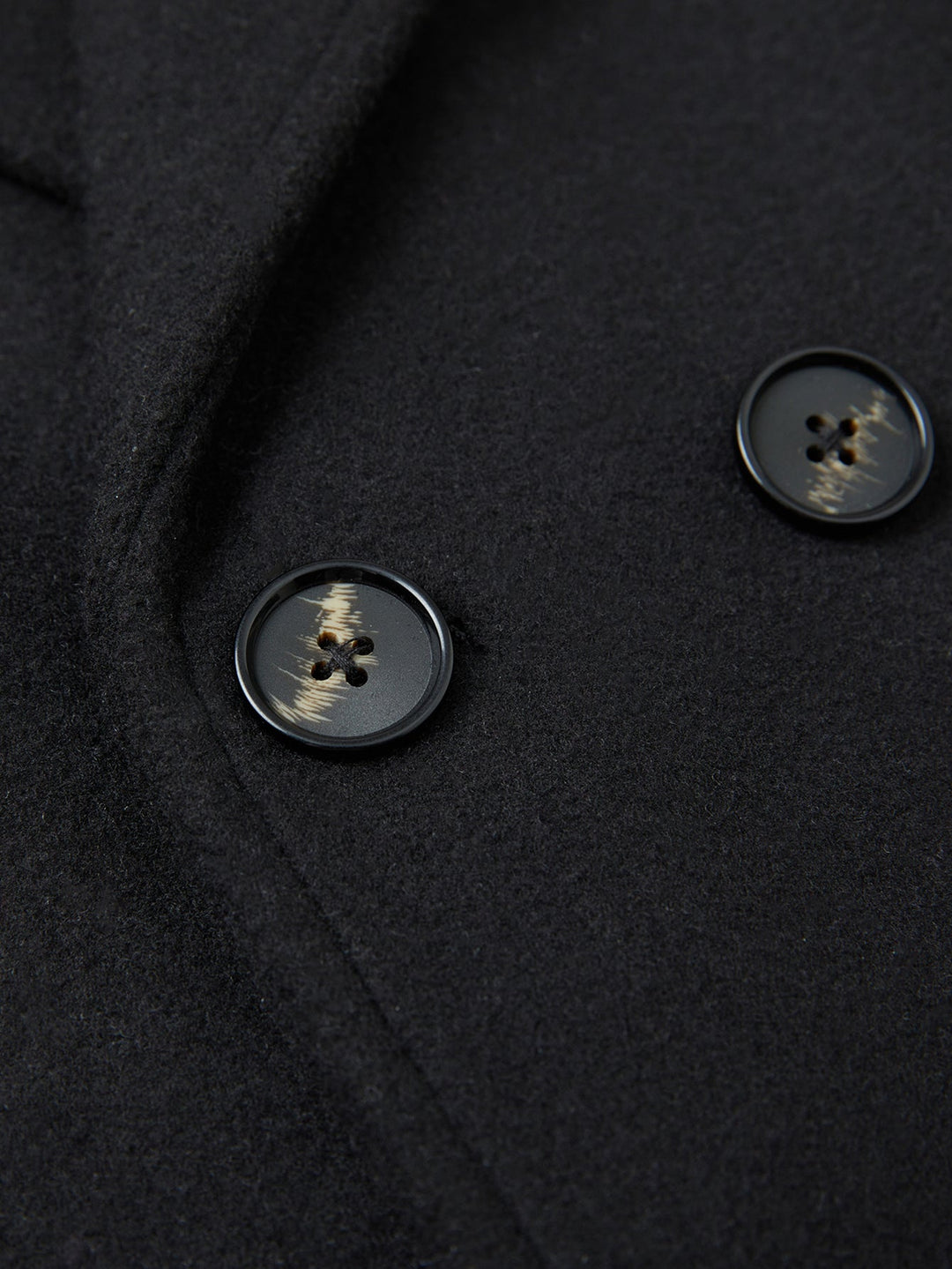 Double Breasted Wool Overcoat