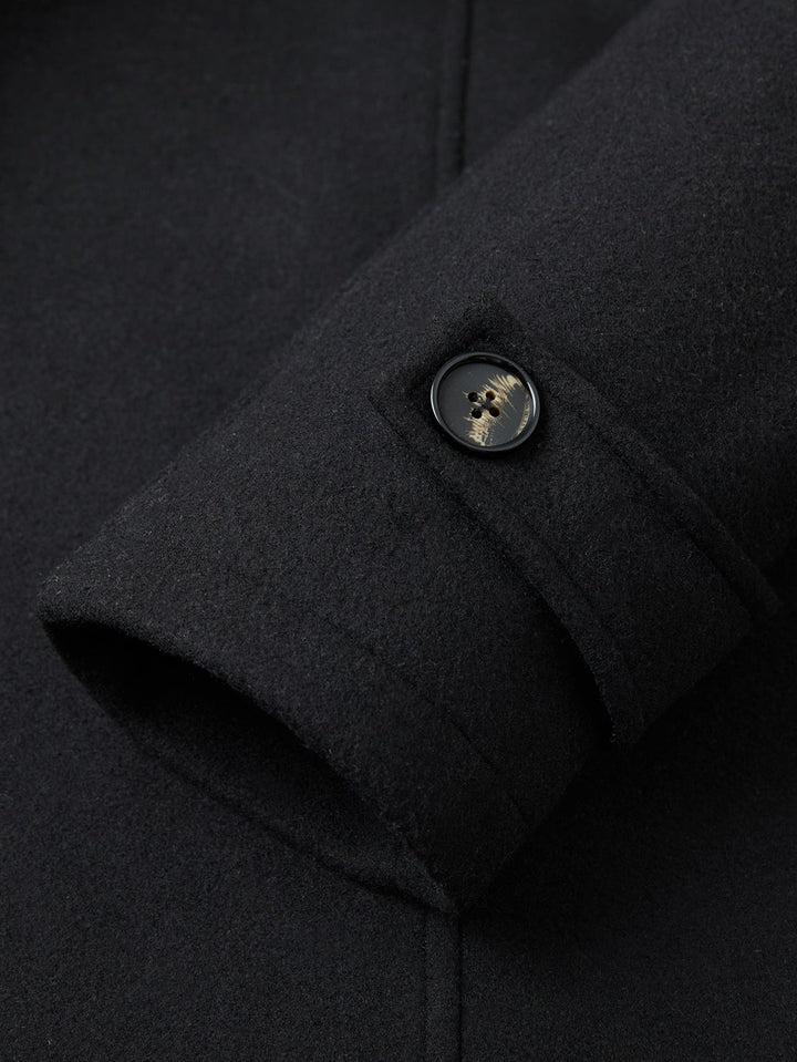 Double Breasted Wool Overcoat