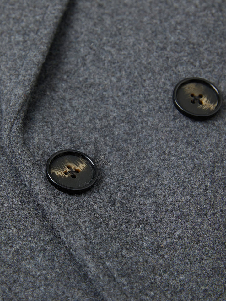 Double Breasted Wool Overcoat