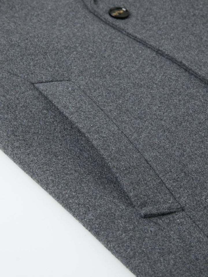 Double Breasted Wool Overcoat