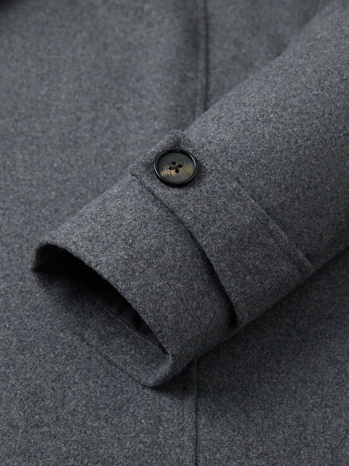 Double Breasted Wool Overcoat