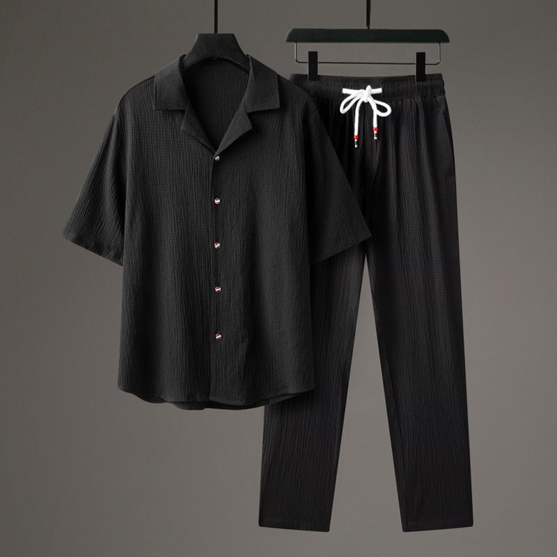 Thin Summer Solid Color Two-piece set