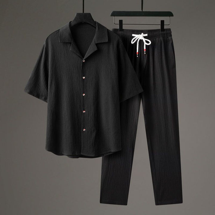 Thin Summer Solid Color Two-piece set