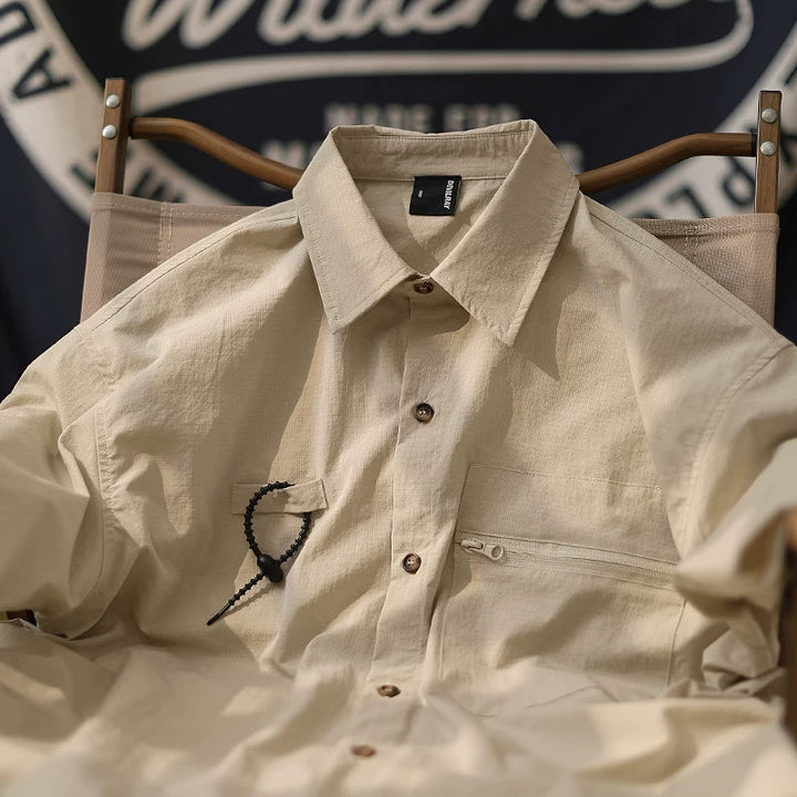 Waterproof Casual Short-sleeved Shirt