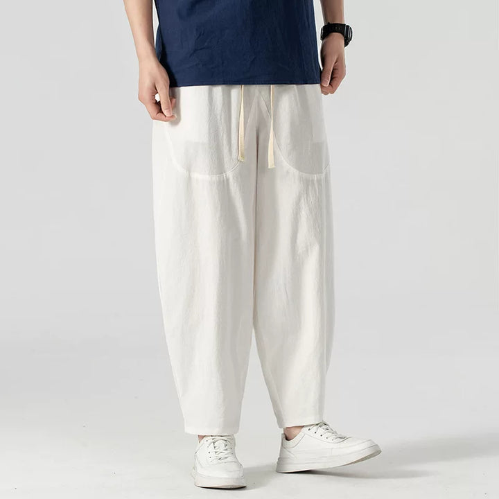Loose-fitting Retro Lantern Pants