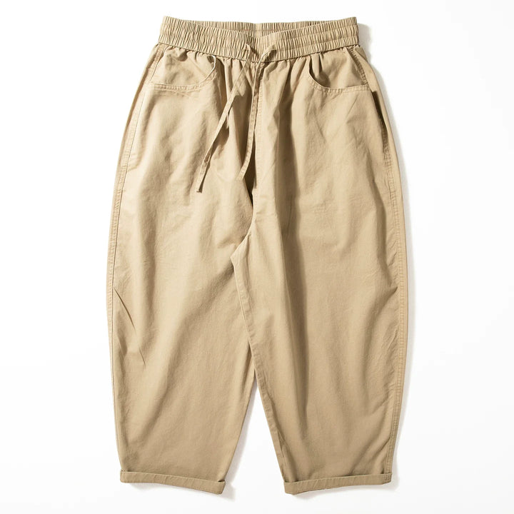 Casual Lightweight Cropped Wide-leg Pants