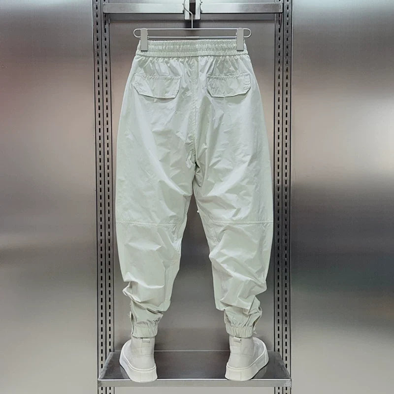 Breathable Mesh Loose-fitting Utility Harem Pants