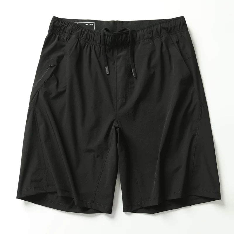 Casual Elastic-waist Athletic Shorts