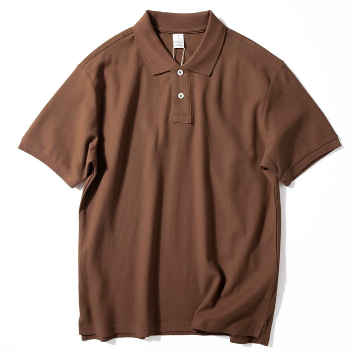 Breathable Pure Cotton Casual Polo Shirt