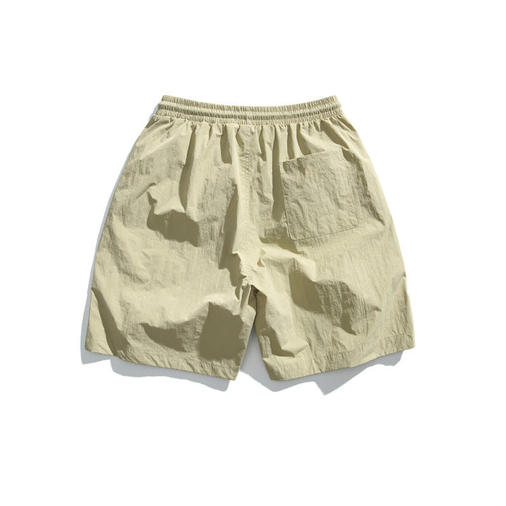 Embroidered Quick-Dry Casual Shorts