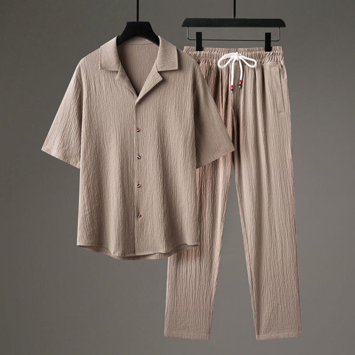 Thin Summer Solid Color Two-piece set