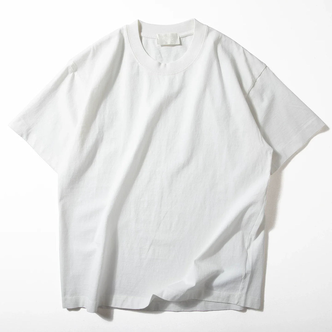260g Heavyweight Retro Loose Casual Solid Color T-shirt