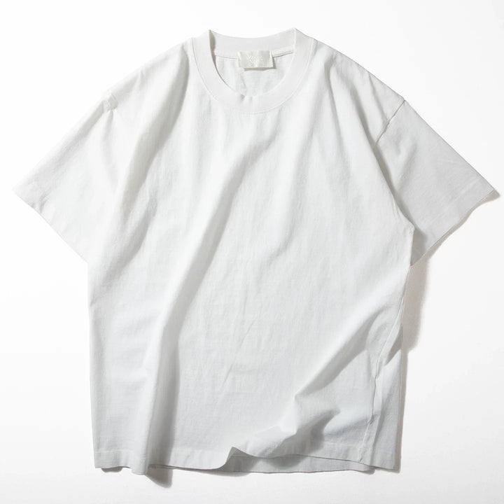 260g Heavyweight Retro Loose Casual Solid Color T-shirt