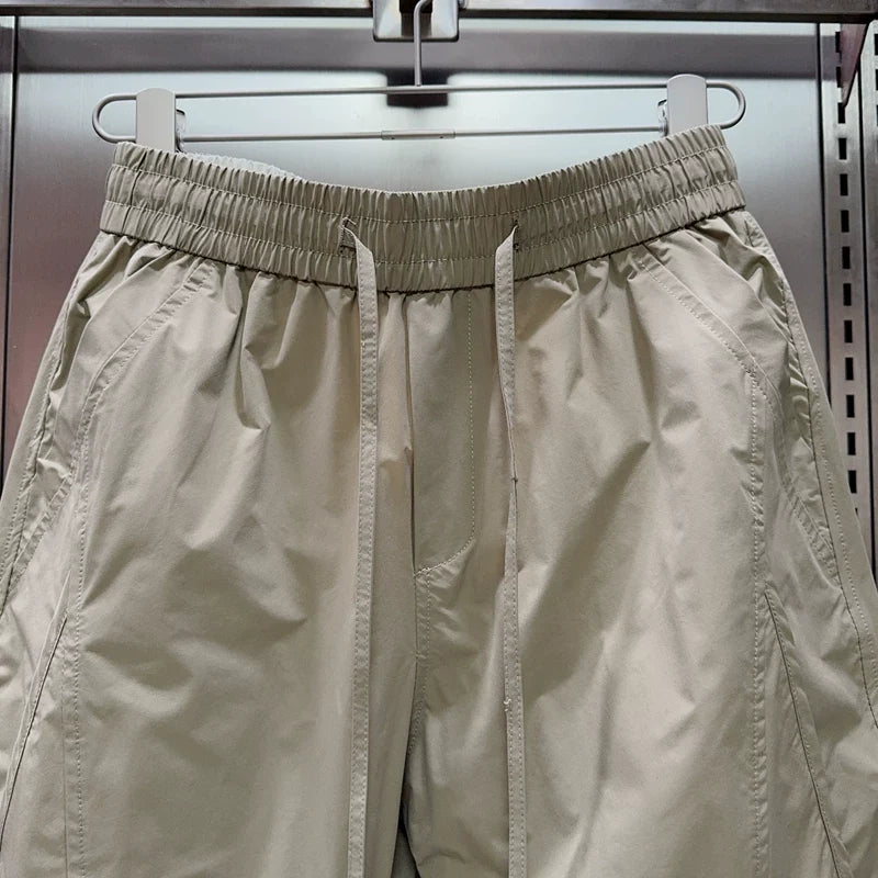 Breathable Mesh Loose-fitting Utility Harem Pants