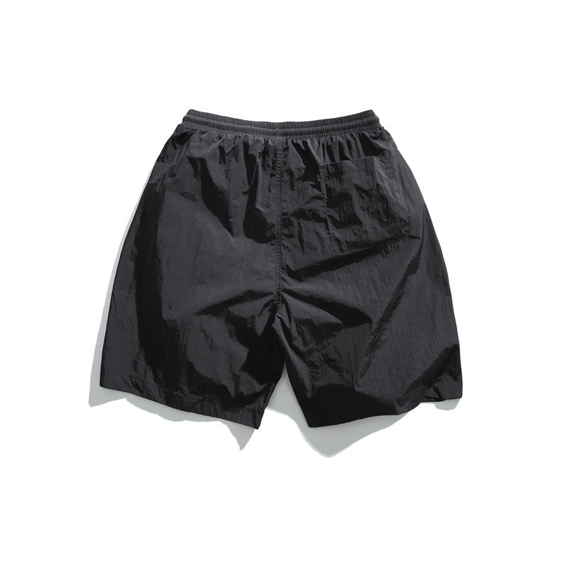 Embroidered Quick-Dry Casual Shorts
