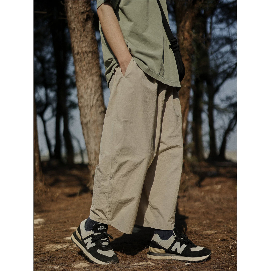 Japanese Loose-fitting Retro Casual Cropped Lantern Pants