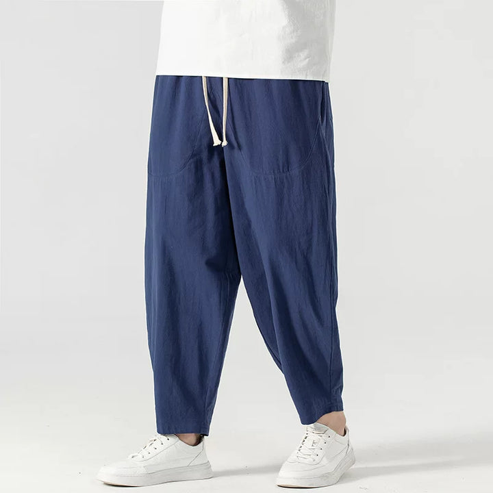 Loose-fitting Retro Lantern Pants